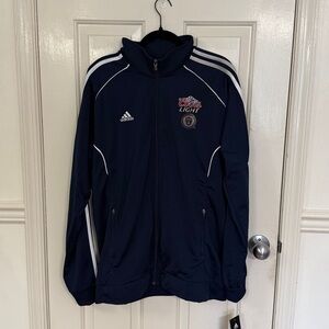 ADIDAS Philadelphia Union & Coors Light Men’s Track Jacket. Size Lg. NWT